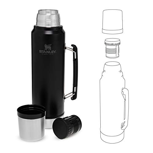 Stanley Classic Vacuum Bottle 1.0L (Matte Black)