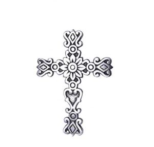 crosses wall decor western hanging cross wall decor crosses wall decor decorative crosses wall decor silver nickel finish 9.5" x 5" inches
