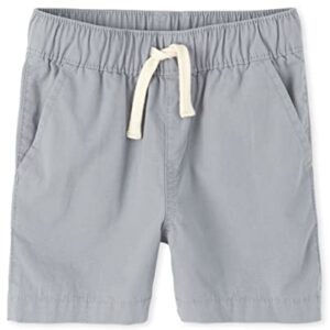 The Children's Place Baby Boys And Toddler Boys Pull on Jogger Shorts,Fin Gray Single,4T