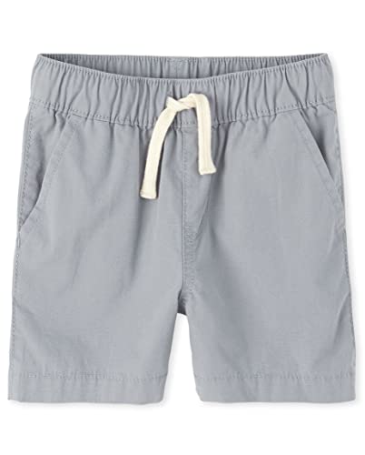 The Children's Place Baby Boys And Toddler Boys Pull on Jogger Shorts,Fin Gray Single,4T