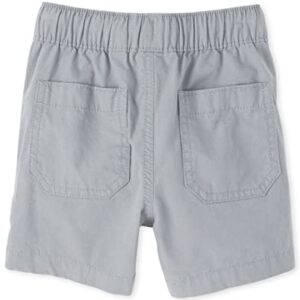 The Children's Place Baby Boys And Toddler Boys Pull on Jogger Shorts,Fin Gray Single,4T