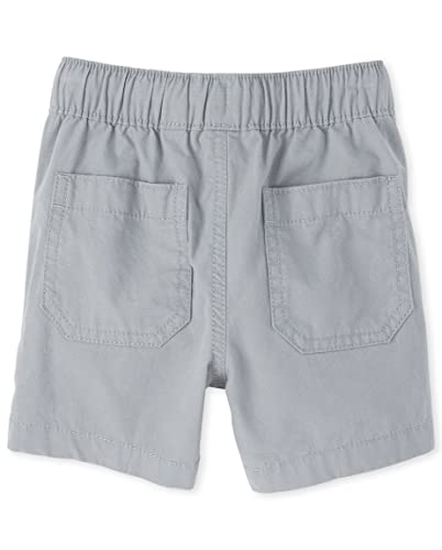 The Children's Place Baby Boys And Toddler Boys Pull on Jogger Shorts,Fin Gray Single,4T
