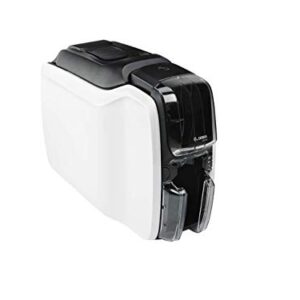 Zebra ZC100 LT ID Card Printer - Complete Supplies Package with CloudBadging Software, Blank Cards, and Ribbon