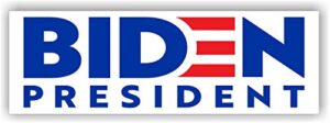 joe biden president 2024 rectangle magnet magnetic bumper sticker democrat election