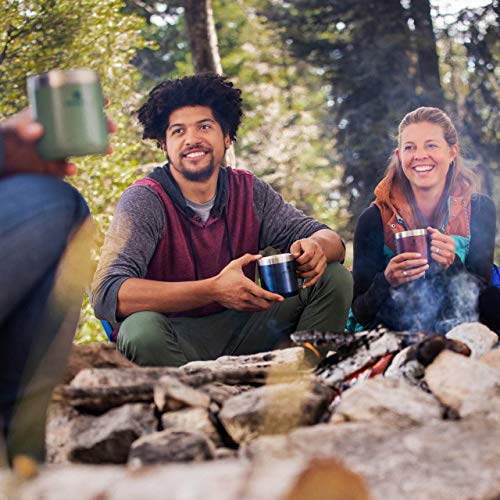 Stanley Classic Legendary Vacuum Insulated Tumbler-Stainless Steel Camp Mug, 1 Count (Pack of 1), Matte Black