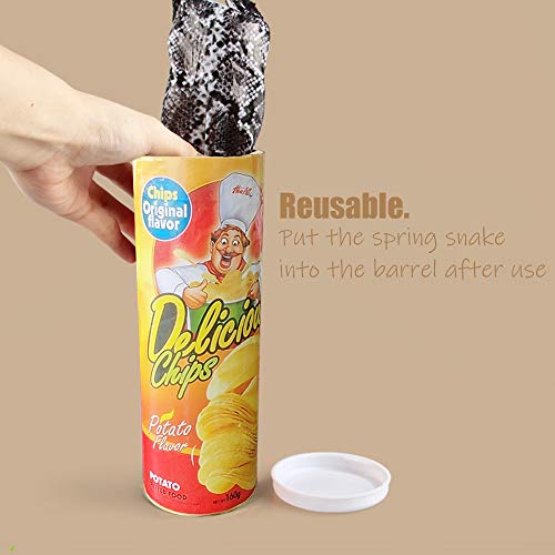 Prank Gifts for Kids,Magic Potato Chip Cans Fries Toys April Fool Day Halloween Party Decoration Fun Toys