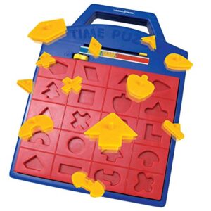 winning fingers shape toy puzzle game – pop up board game with shape puzzles - two players concentration games puzzle board matching game - educational toy for kids 3 years and older
