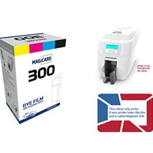2 x Magicard 300 Printer MC250YMCKOK Color Ribbon - YMCKOK - 250 Prints with Bodno Software Demo Card