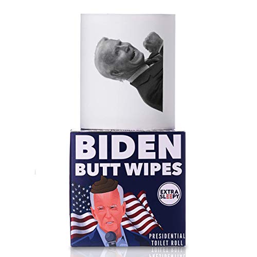 Joe Biden Toilet Paper - Funny Printed Loo Roll in Novelty Gift Box - Election Special Biden Butt Wipes