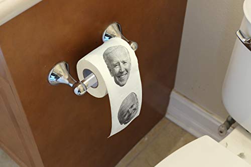 SummitLink Joe Biden Toilet Paper Tissue Napkin Prank Fun Birthday Party Novelty Gift Idea (A-1Roll)