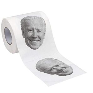 SummitLink Joe Biden Toilet Paper Tissue Napkin Prank Fun Birthday Party Novelty Gift Idea (A-1Roll)