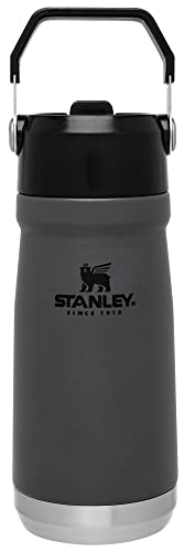 Stanley IceFlow Stainless Steel Water Jug with Straw, Vacuum Insulated Water Bottle for Home and Office, Reusable Tumbler with Straw Leakproof Flip, 17 ounces