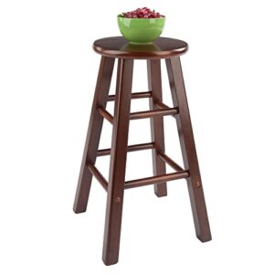 Winsome Wood Element Counter Stools, 2-Pc Set, Walnut, 24