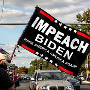 SOULBUTY Impeach Biden Flag 3x5-Make America America Again Flag 3x5-Double Stitched-Polyester with Brass Grommets