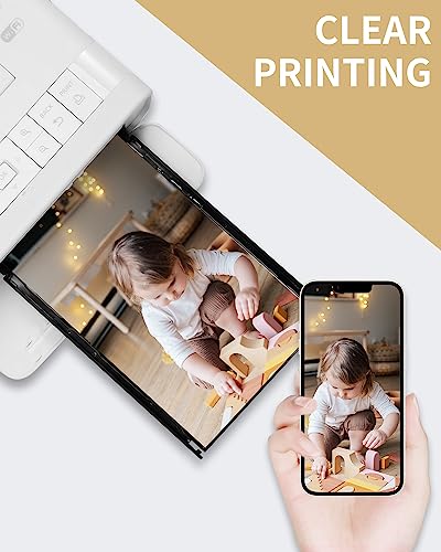 Compatible Canon Selphy CP1300 Ink and Paper KP-108IN 3 Color Ink Cartridges and 108 Sheets 4x6 Photo Paper Glossy for Canon Selphy CP1500 CP1200 CP1000 CP910 CP900 CP810 CP800 Photo Printer