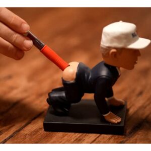 Pesky Patriot Sleepy Joe Biden Bobblehead Pencil Holder Gag Gift | Funny Anti-Biden Novelty Gift Idea for Trump Supporters and Republicans