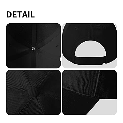 Fuck Joe Biden Anti Joe Biden Plain Baseball Cap Adjustable Dad Hats Gift for Men Women Outdoor Activities Black