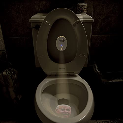 Pee-Litical Targets, Motion Activated Toilet Target Light with Images of Barack Obama | Joe Biden | Kamala Harris | Nancy Pelosi