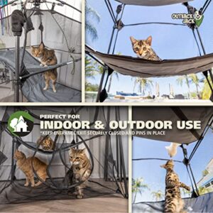 Outback Jack Catio Outdoor Cat Enclosure, (Kitty Katio) for Indoor Cat or Multiple Cats - Portable Cat Tent, Outdoor Cat Tent Play Tent for Cat, Outdoor Cat Catio, Outside Cat Enclosure, Cat House