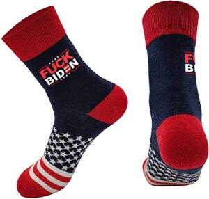 funny socks let's go brandon socks trump socks fck biden socks fjb socks gag gifts for men womens (fuck diden)