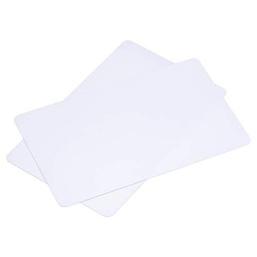 MECCANIXITY Blank PVC Cards for ID Badge Printers, Graphics Quality White Plastic CR80 30 Mil (CR8030) Pack of 20