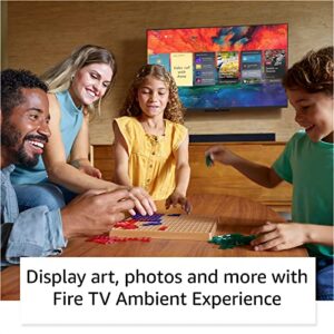 All-new Amazon Fire TV 43" Omni QLED Series 4K UHD smart TV, Dolby Vision IQ, hands-free with Alexa