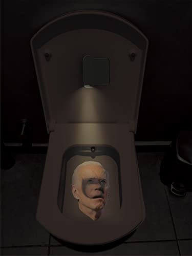 Biden Toilet Light Projector, Joe Biden Toilet Target Light Projector 2.0 with High Definition Funny Democratic Images, Best Gag Gifts for Adults, Funny Gifts for Men (Biden Hilary Harris Pelosi)