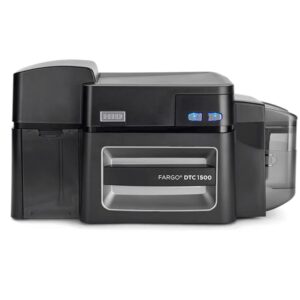 Fargo DTC1500 ID Card Printer (Single-Sided + Supplies)