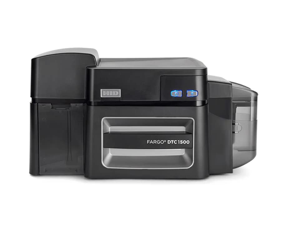 Fargo DTC1500 ID Card Printer (Single-Sided + Supplies)