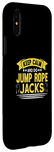 iPhone X/XS Keep Calm And Do Jump Rope Jacks Jump Rope Skipping Case