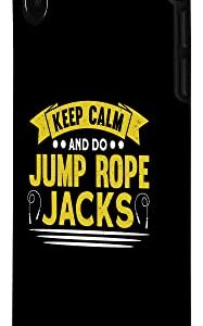 iPhone X/XS Keep Calm And Do Jump Rope Jacks Jump Rope Skipping Case