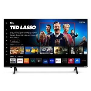 vizio 43-inch v-series 4k led hdr smart tv w/dolby vision, wifi 6e, bluetooth headphone capable, amd freesync & alexa compatibility, v435m-k04, 2023 model