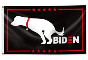 aliurye--biden flag 3x5 ft，2 sturdy brass buckles100%polyester not easy to fade. (black3)