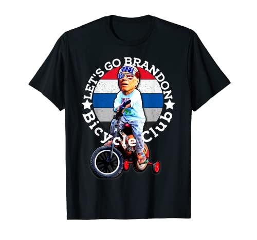 Biden Bicycle Crash Bike Wreck RIDIN With Biden Trump T-Shirt