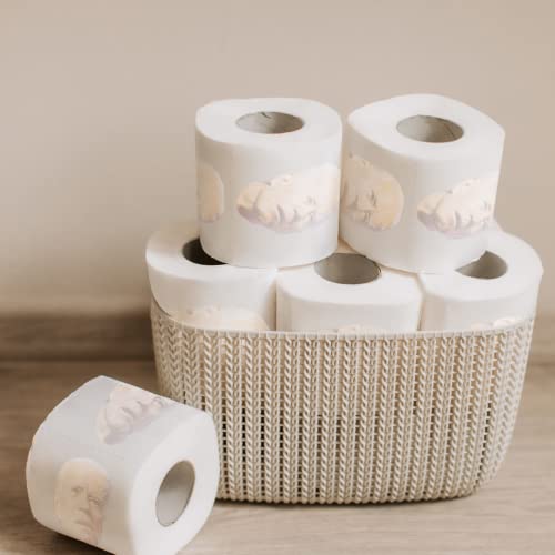 Peelitical Toilet Paper Roll - Gag Gift Novelty TP With Full-Color Image - 2 Ply Bath Tissue 100 Sheets Per Roll - Funny Democrat Joke With Image Printed On Every Sheet (Sleepy Joe)