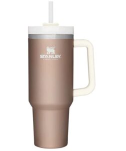 stanley 40oz adventure quencher reusable insulated stainless steel tumbler (rose glow)