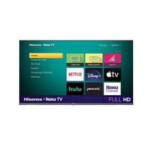 Hisense 43H4030F3 43-Inch Full HD Smart TV Includes Wall Mount (No TV Leg Stands) 2020 Model (Renewed)