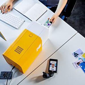 KODAK ID200S Photo ID Card Printer, Easy to Use, Convenient Design, Single Sided Color Printing, 300x1200dpi Edge-to-Edge Printing, Automatic Card Feeder