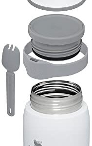 Stanley Adventure to Go Insulated Food Jar with Cup Lid and Spork - 36oz - Stainless Steel Insulated Food Container - BPA-Free and Dishwasher Safe