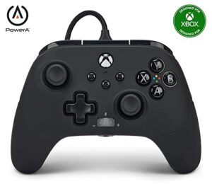 powera fusion pro 3 wired controller for xbox series x|s, xbox one, mappable advanced gaming buttons, xbox controller, trigger locks, black