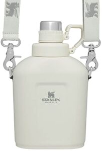 stanley legendary classic canteen water bottle - 1.1 qt - stainless steel canteen with strap and leakproof lid - dishwasher safe and bpa-free