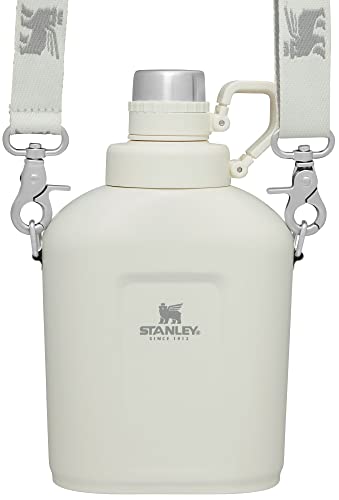 Stanley Legendary Classic Canteen Water Bottle - 1.1 QT - Stainless Steel Canteen with Strap and Leakproof Lid - Dishwasher Safe and BPA-Free