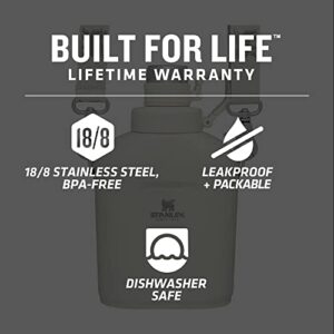 Stanley Legendary Classic Canteen Water Bottle - 1.1 QT - Stainless Steel Canteen with Strap and Leakproof Lid - Dishwasher Safe and BPA-Free