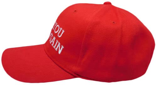 Trade Winds Made You Look Again Red White Letters Embroidered Hat Cap Trump 2024 MAGA Biden