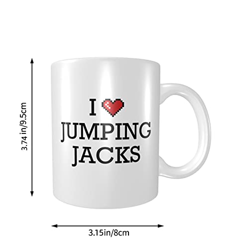 Funny Coffee Mug For Men And Women I Love Jumping Jacks Mug Weird Gifts Coffee Mugs Funny For Women