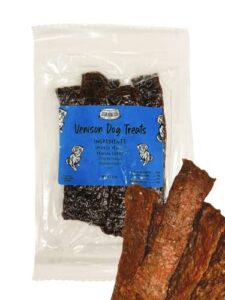 clean bowl club nyc smoked venison dog treat | all natural | no preservatives, no fillers, no antibiotics, no growth hormone | 4 oz net weight