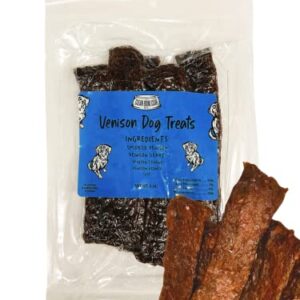 Clean Bowl Club NYC Smoked Venison Dog Treat | All Natural | No Preservatives, No Fillers, No Antibiotics, No Growth Hormone | 4 oz Net Weight