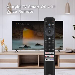 TCL 50-Inch Class S4 4K LED Smart TV with Google TV (50S450G, 2023 Model), Dolby Vision, HDR Pro, Dolby Atmos, Google Assistant Built-in with Voice Remote, Works with Alexa, Streaming UHD Television