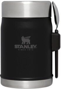 stanley classic legendary classic food jar + spork 14oz matte black