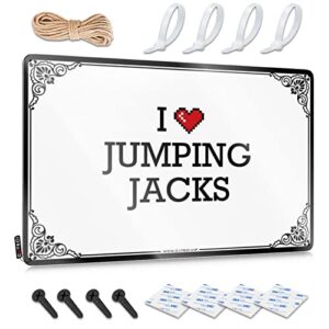 beer limit sign i love jumping jacks tin sign things for boys room restroom decor (color : colour, size : 20x30cm)